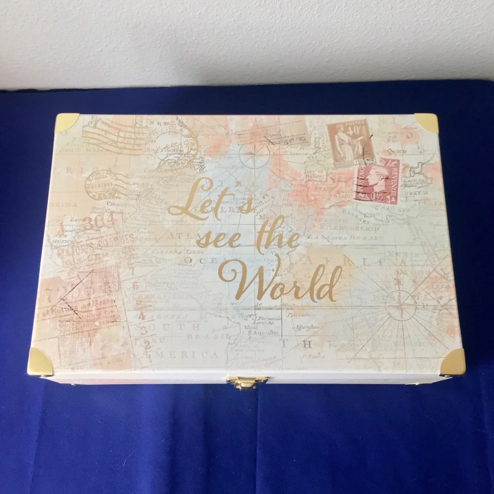 Decorative Luggage Storage Box / Suitcase Box Trunk